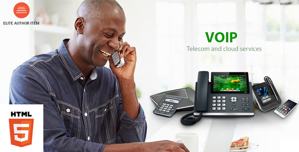VOIP, Telecom and Cloud Services HTML Template v1.0