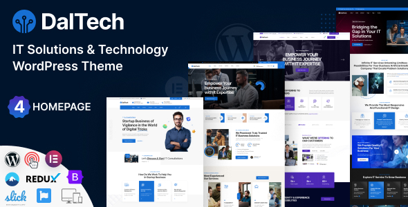 Daltech v1.0.0 - IT Solutions & Technology WordPress Theme