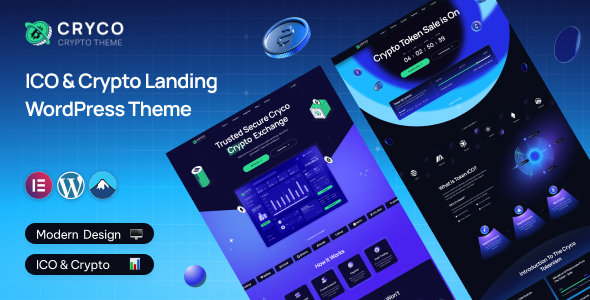 Cryco v1.0 - ICO & Crypto Landing WordPress Theme