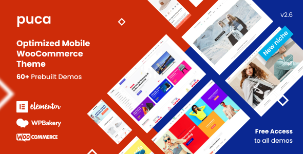 Puca v2.2.6 - Optimized Mobile WooCommerce Theme