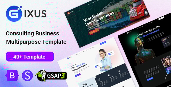 Gixus - Business Consulting HTML Template
