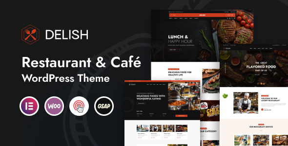 Delish v1.0 – Restaurant & Cafe WordPress Theme