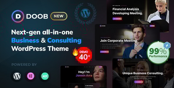 Doob v2.0.2 - Business & Consulting WordPress Theme