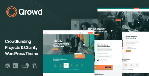 Qrowd v1.2.0 - Crowdfunding Projects & Charity WordPress Theme
