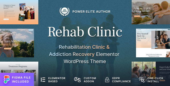 Rehab Clinic v1.0.1 - Addiction Recovery Center WordPress Theme
