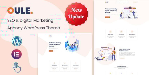 Oule v2.0.3 - Digital Marketing Agency WordPress Theme
