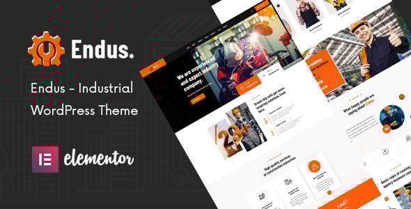 Endus v1.0.1 - Industrial Manufacturing WordPress Theme