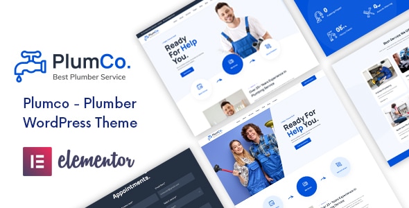 Plumco v1.0.4 - Plumber WordPress Theme