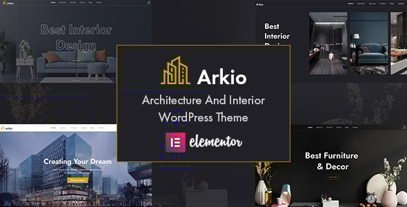 Arkio v1.0.4 - Architecture & Interior WordPress Theme