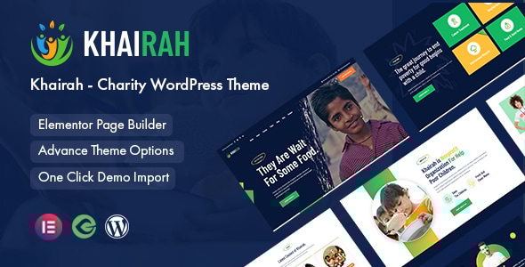 Khairah v1.0.2 - Charity WordPress Theme