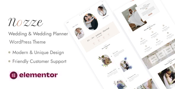 Nozze v1.0.3 - Wedding & Planner WordPress Theme
