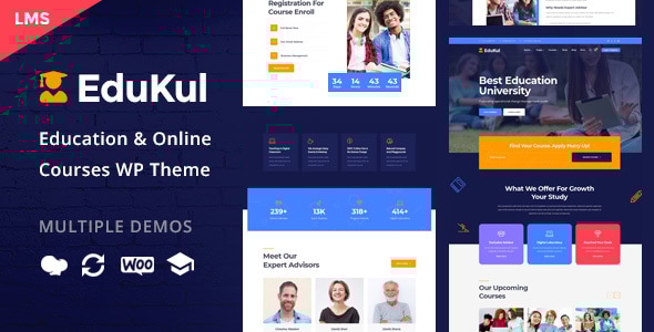 Edukul v1.6 - Online Courses WordPress Theme