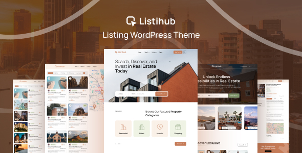 Listihub v1.0.6 - Listing WordPress Theme