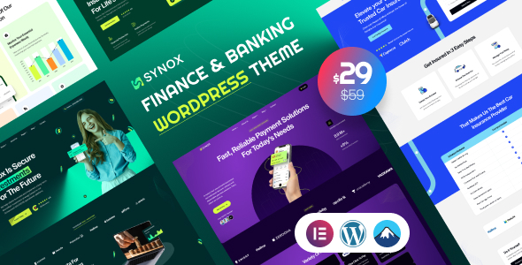 Synox v1.0.0 - Finance & Banking WordPress Theme