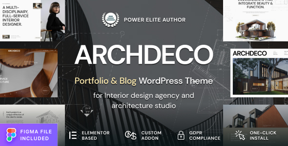 Archdeco v1.0.9 - Architecture & Interior Design Agency Portfolio WordPress Theme