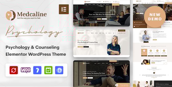 Medcaline v1.0.0 - Psychology & Counseling WordPress Theme