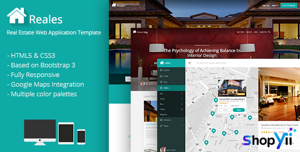 Reales v1.0 - Real Estate Web Application Template
