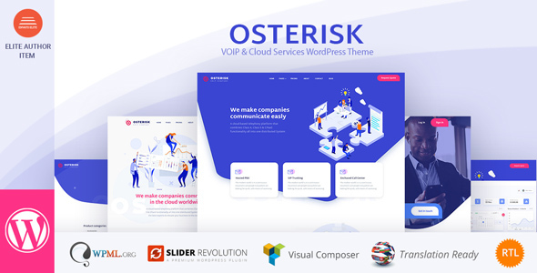 Osterisk v2.0 - VOIP & Cloud Services WordPress Theme