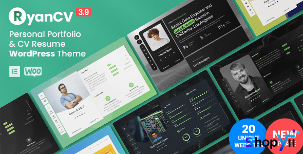 RyanCV v2.0.7 - Resume/CV/vCard Theme