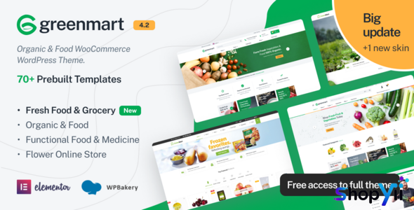GreenMart v3.1.0 - Organic & Food WooCommerce WordPress Theme