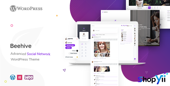 Beehive v1.4.1.1 - Social Network WordPress Theme