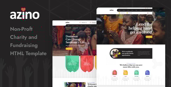 Azino v1.0 - Nonprofit Charity HTML Template