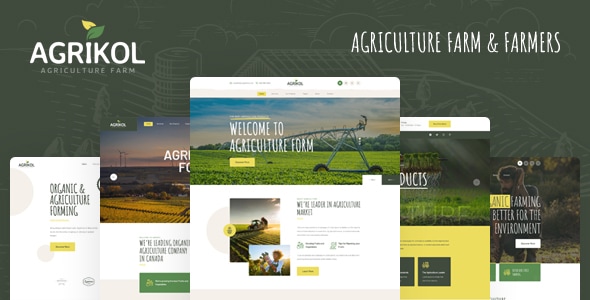 Agrikol v1.0 - HTML Template For Agriculture Farm & Farmers