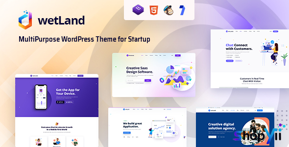 Wetland v1.0.2 - MultiPurpose WordPress Theme for Startup