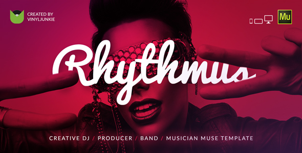 Rhythmus v1.0 - Creative DJ / Producer / Musician Site Muse Template