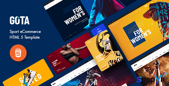 Gota v1.0 - Sport eCommerce HTML5 Template