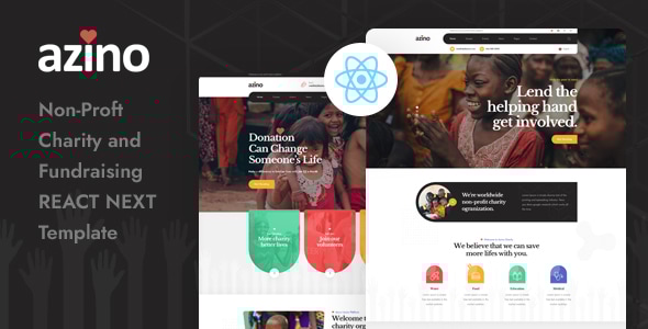Azino v1.0 - React Next Nonprofit Charity Template