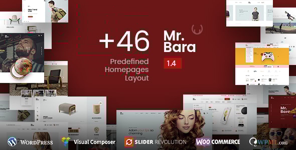 Mr.Bara v1.8.3 - Responsive Multi-Purpose eCommerce Theme