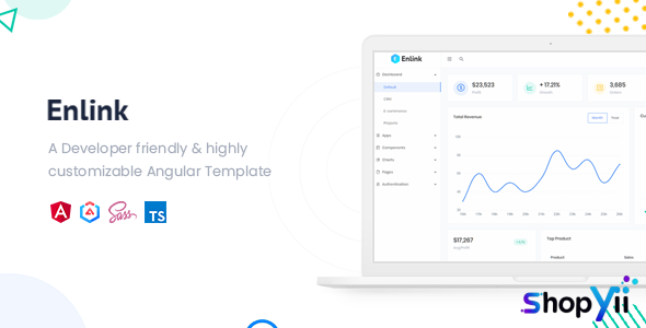 Enlink v1.0 - Angular 12 Admin Template
