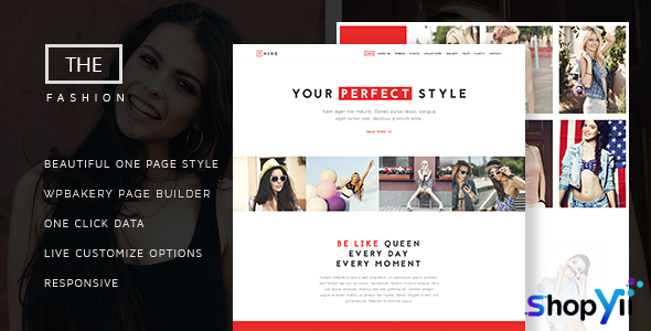 NRG Fashion v1.4.4 - Model Agency One Page Beauty Theme