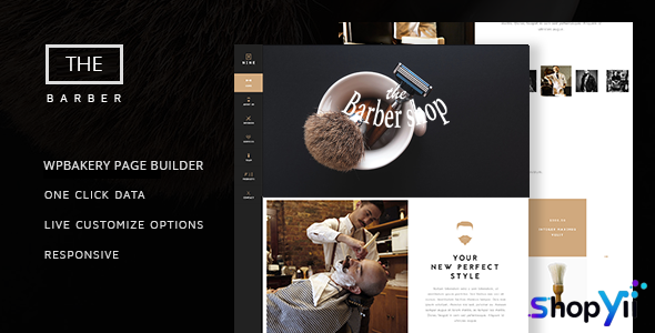 The Barber Shop v1.9 - One Page Theme For Hair Salo