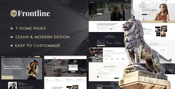 Frontline v1.0.1 - Attorney & Lawyer WordPress Theme