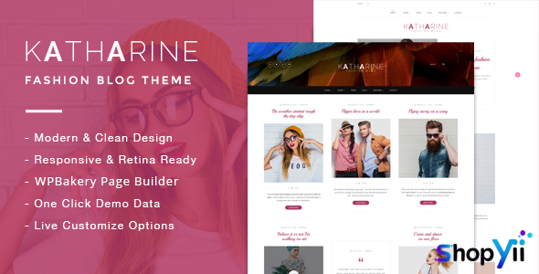 Katharine v1.5 - Fashion and Blog Theme