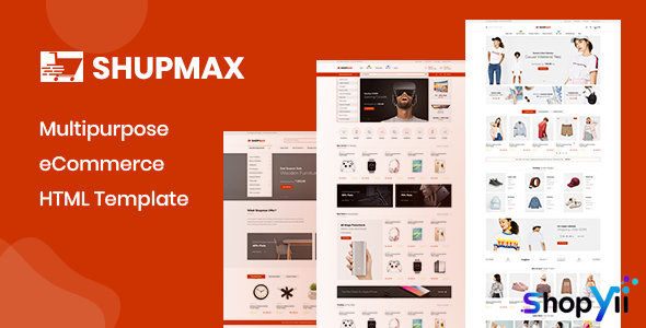 Shupmax v1.0 - Multipurpose eCommerce HTML Template