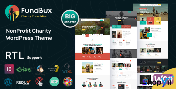 Fundbux v1.3.1 - Charity & Fundraise WordPress Theme