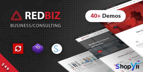 RedBiz v1.2.6 - Finance & Consulting Multi-Purpose Theme