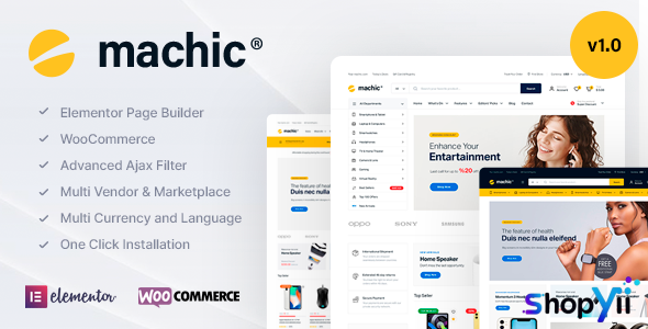 Machic v1.0.7 - Electronics Store WooCommerce Theme