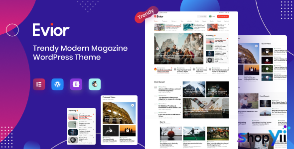 Evior v2.0 - Modern Magazine WordPress Theme