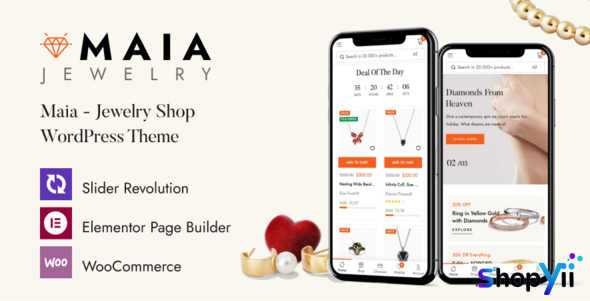 Maia v1.0.3 - Jewelry Shop WordPress Theme