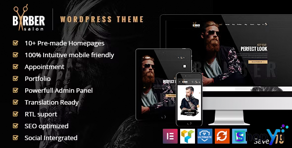 Barber v1.3.0 - Hair, Tattoo & Beauty Salons Theme