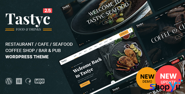 Tastyc v1.3.8 - Restaurant WordPress Theme