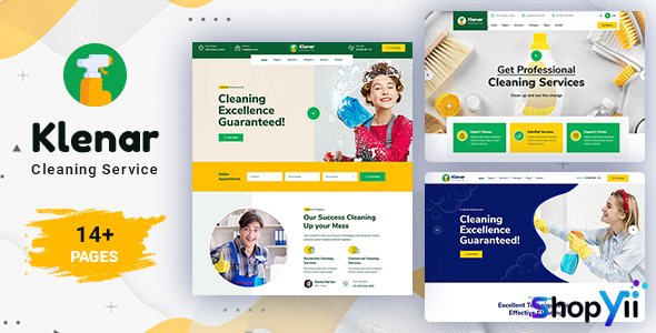Klenar v1.0.2 – Cleaning Services WordPress Theme + RTL