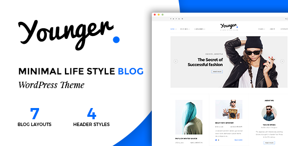 Younger Blogger v1.1 - Personal Blog Theme