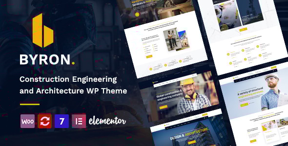 Byron v1.5 - Construction and Engineering WordPress Theme