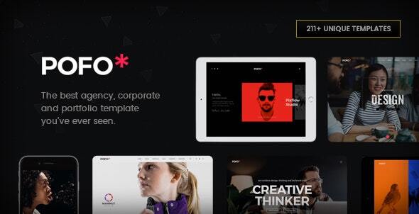 Pofo v2.0 - Creative Agency, Corporate and Portfolio Multi-purpose Template