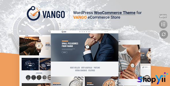 Vango v1.0.2 - Elementor WooCommerce WordPress Theme